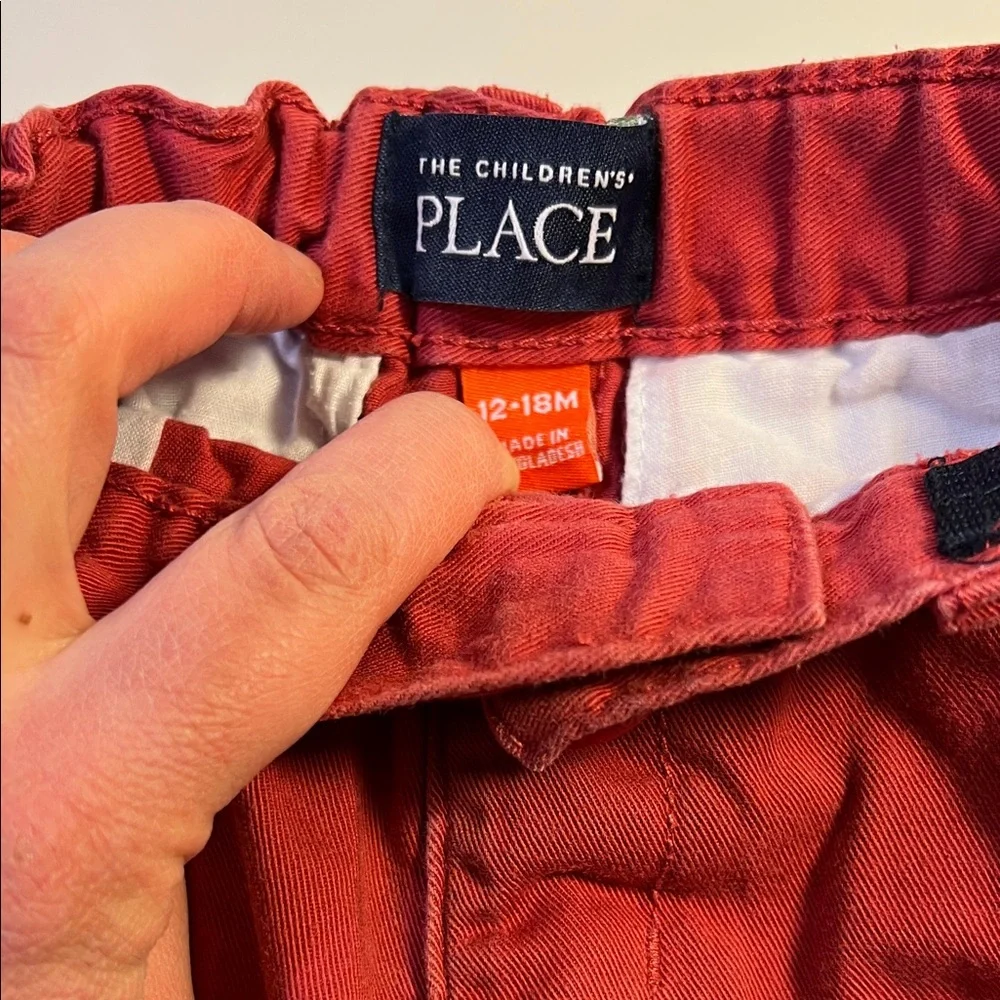 GAP and Children’s Place pants. Navy Corduroy and Nantucket Red 12-18 months